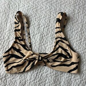 Cabana del Sol two piece animal print bathing suit